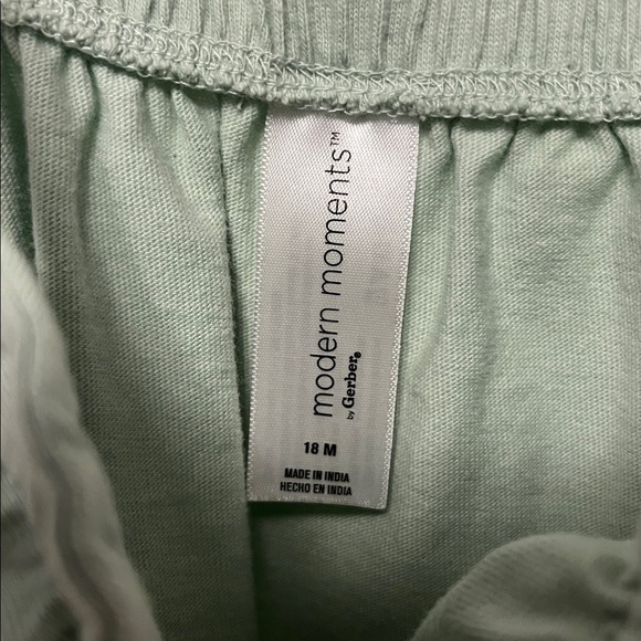 Green Ruffled Romper - Picture 3 of 3